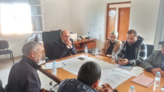 اجتماع بجماعة سبت الكردان لإعطاء انطلاقة مشاريع تنموية جديدة