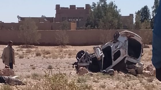 ارفود : حادثة سير مروعة بمدخل قصر المعضيض أسفرت عن ثلاث وفيات واصابات متفاوتة الخطورة.
