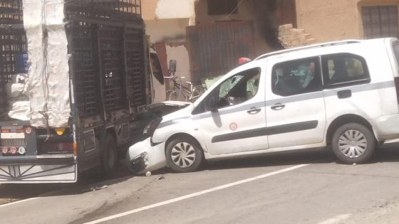 ارفود : حادث سير خطير بمدخل المدينة تسفر عن جرحى