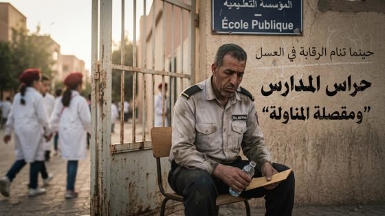 حينما تنام الرقابة في العسل: أنين حراس المدارس وعمال الشركات تحت مقصلة المناولة